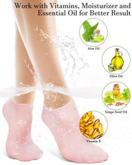 Golbylicc calcetines silicona: ajuste universal para tallas femeninas.