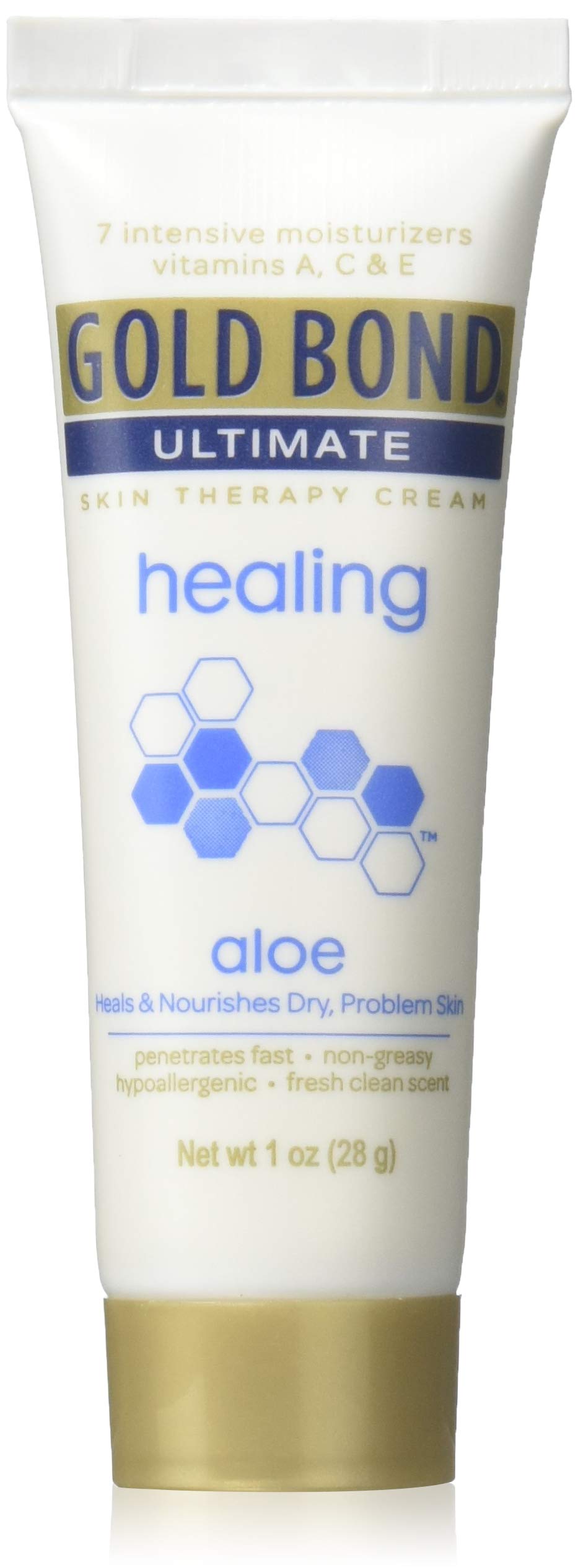 Gold Bond loción terapia piel aloe, hidratación rápida para manos y codos.