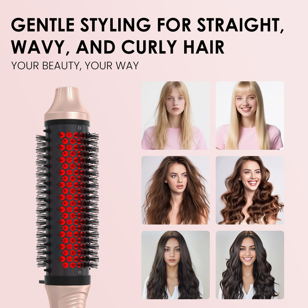 Gold Time cepillo infrarrojo con iones negativos reduce frizz