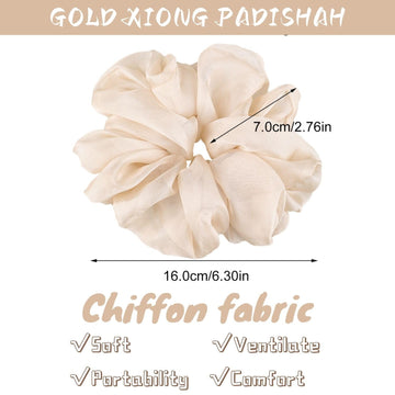 GOLD XIONG PADISHAH gomas grande chiffon, uso diario que evita tirones y marcas