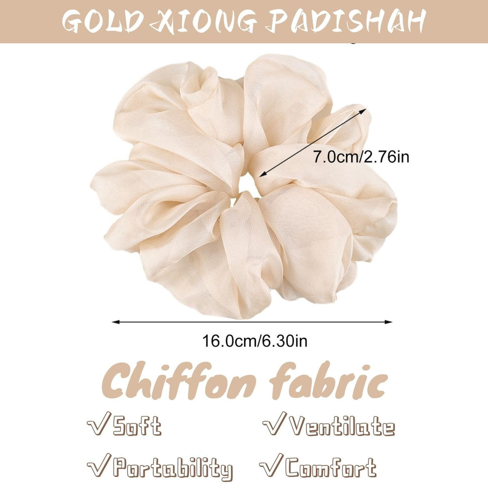 GOLD XIONG PADISHAH gomas grande chiffon, uso diario que evita tirones y marcas