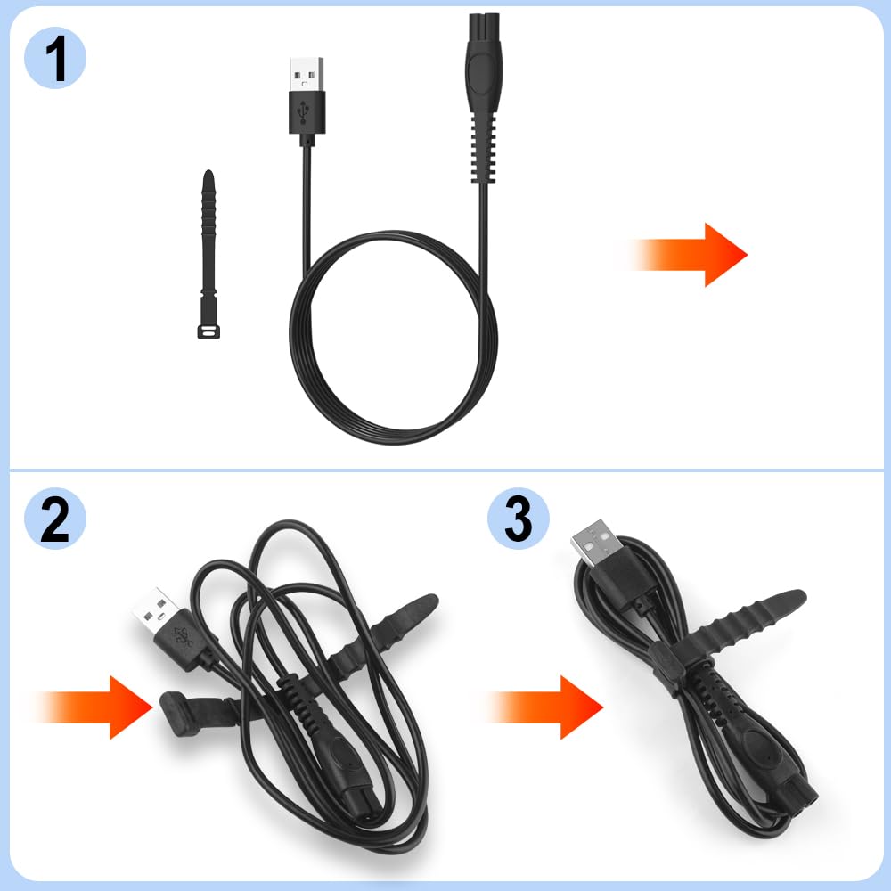 Cable de carga USB 5V de GOLDFOX para X5006, diseño portátil.