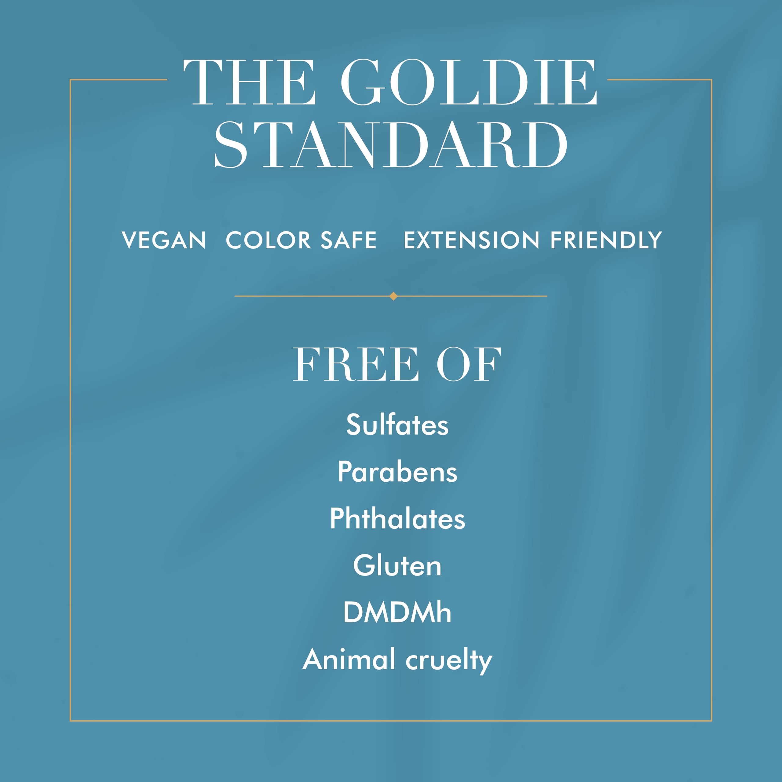 Goldie Locks apto para extensiones y cabello teñido con aplicación uniforme.