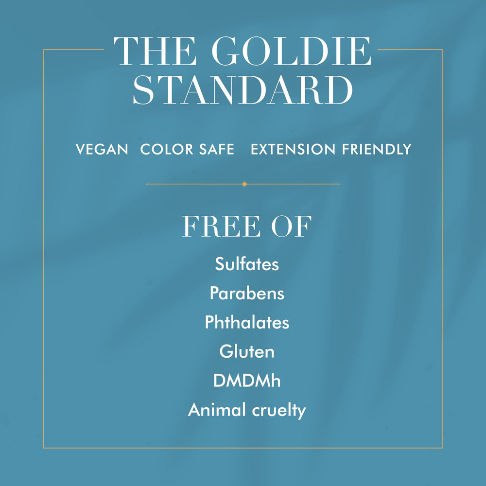 Goldie Locks apto para extensiones y cabello teñido con aplicación uniforme.