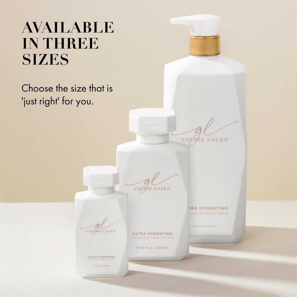Goldie Locks acondicionador para pelo con extensiones, suave y seguro.