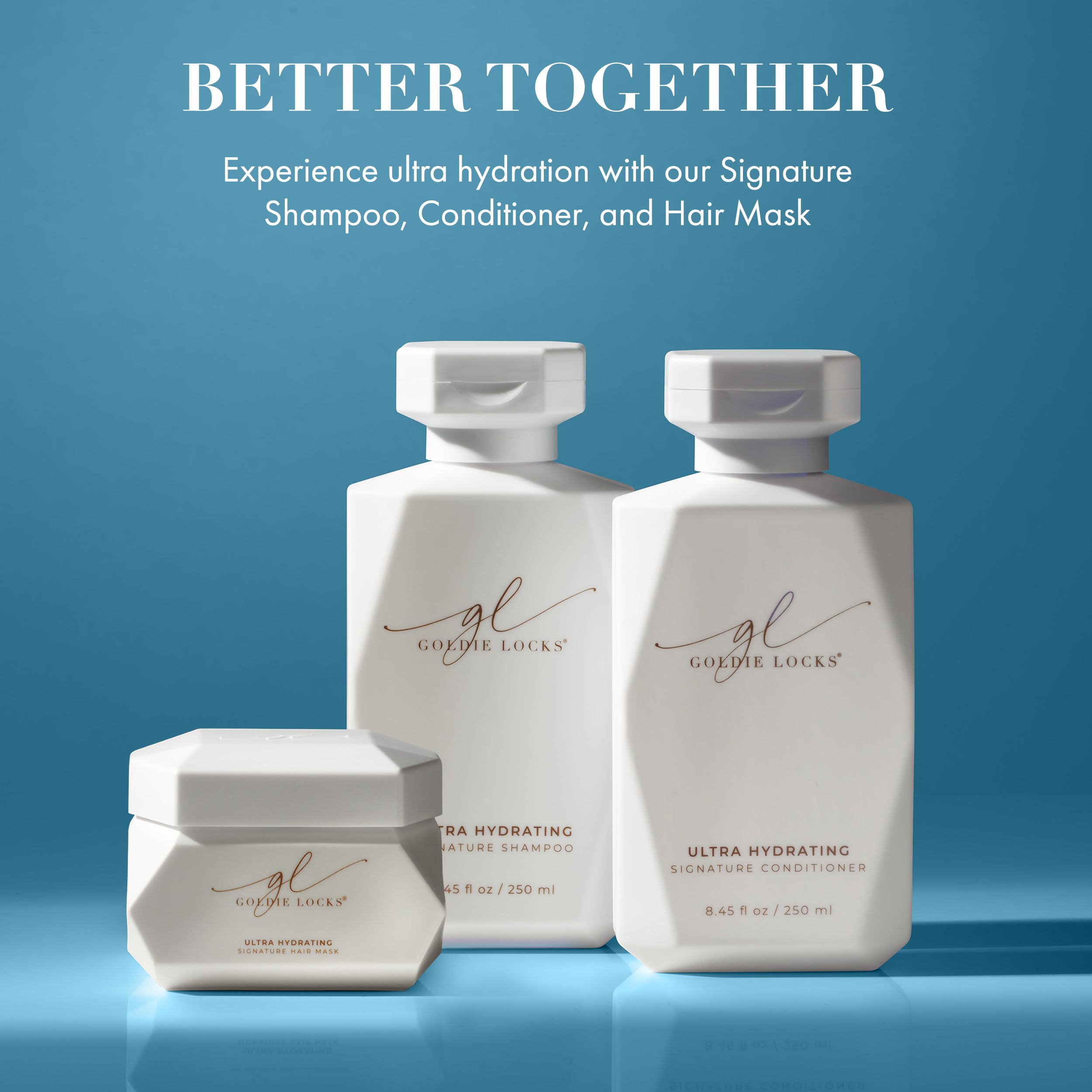 Goldie Locks acondicionador sin sulfatos, apto para color y tratamientos.