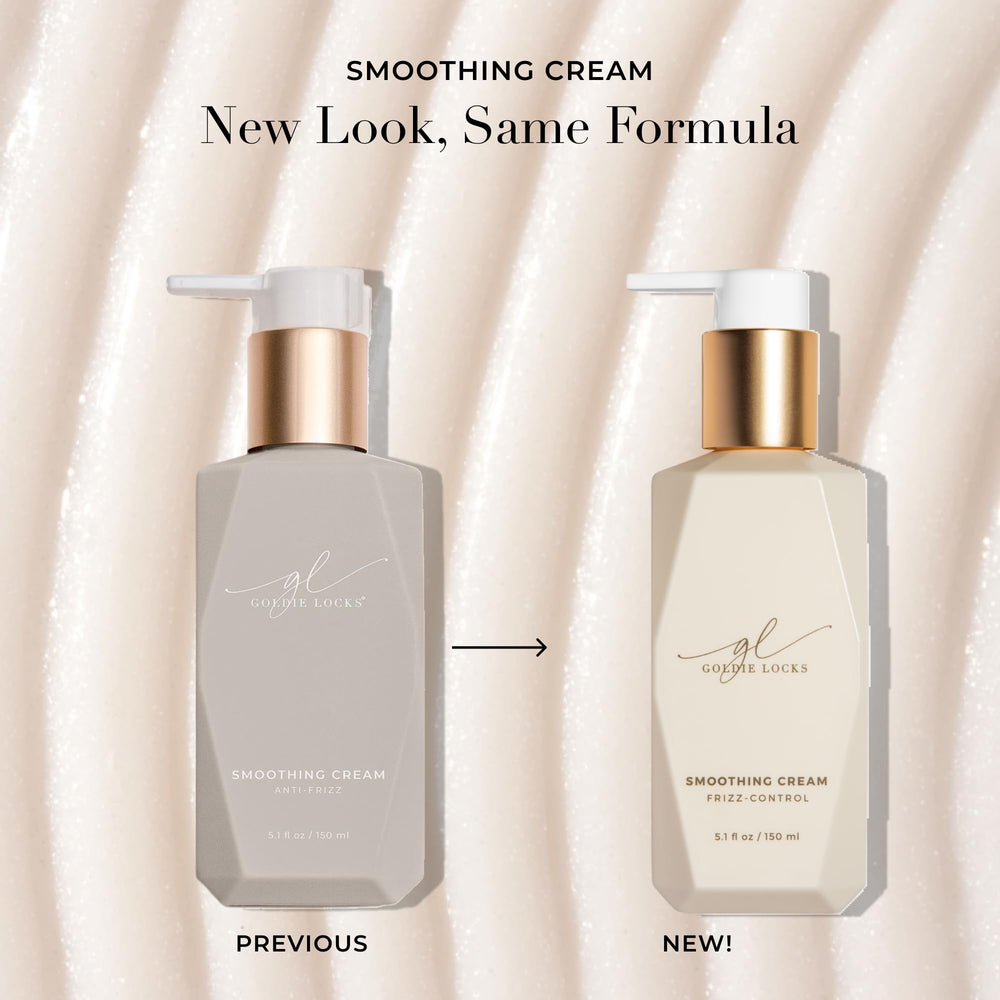Crema alisadora Goldie Locks, textura seda para cabello suave y manejable.