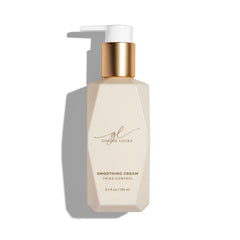 Goldie Locks crema anti-frizz en bote, controla el encrespamiento para un acabado suave y brillante.