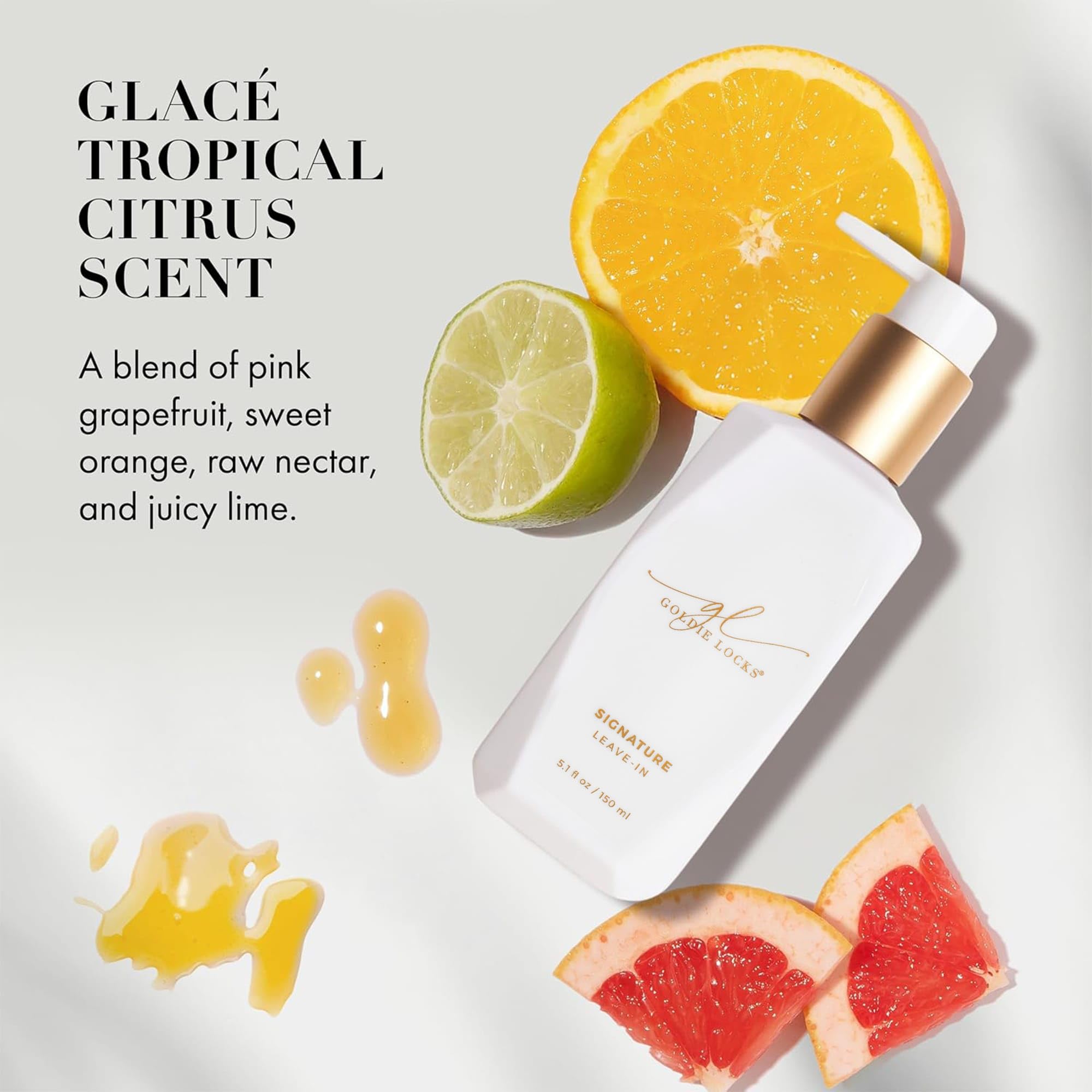 Goldie Locks Signature Acondicionador Sin Enjuague brillo suave y manejabilidad