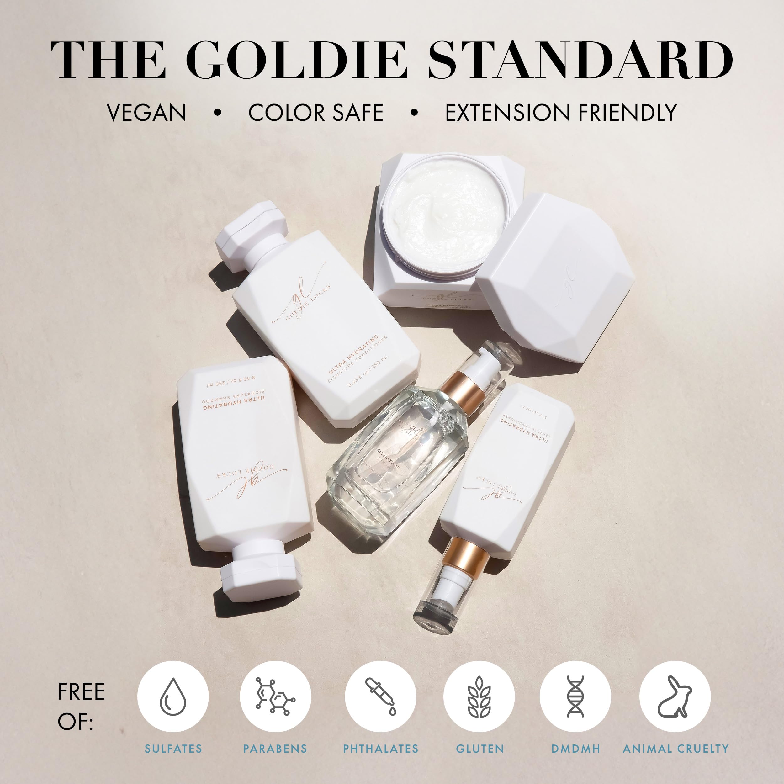 Goldie Locks Signature Acondicionador Sin Enjuague presentación de 5.1 onzas
