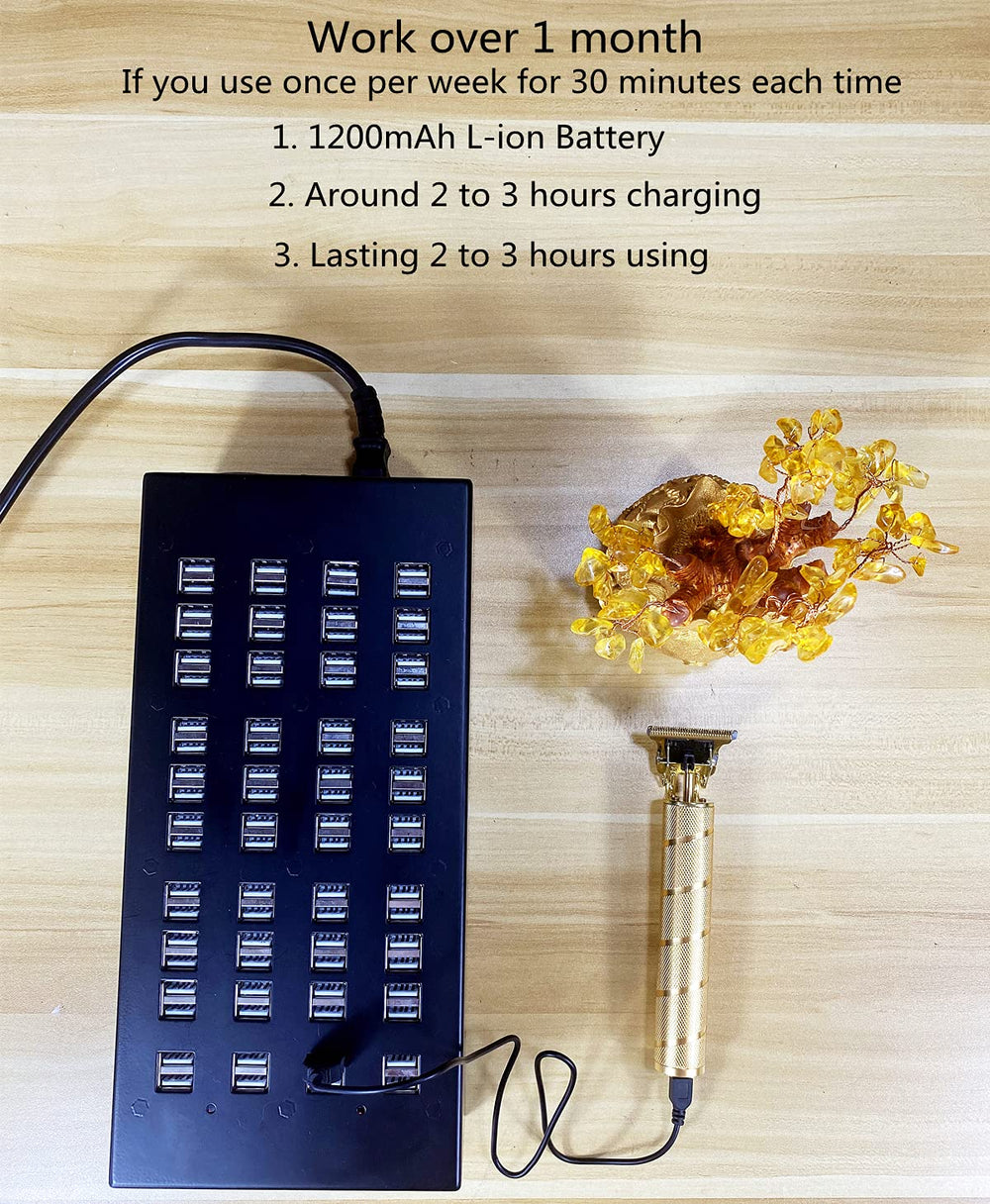 Goldseaside cortapelos Pro T con carga USB para uso sin cables