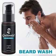 GoldWorld kit barba: bálsamo suave para piel y barba con brillo