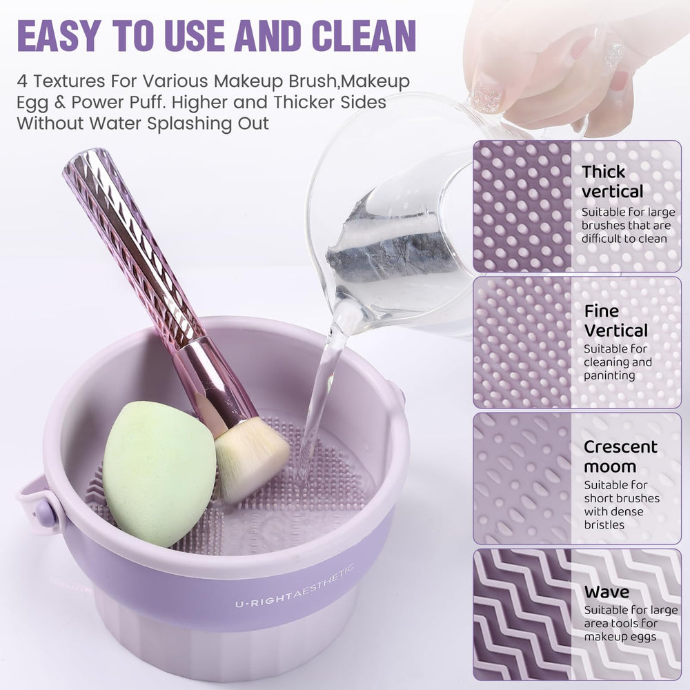 GOLIKEE texturas multiples para limpieza de brochas