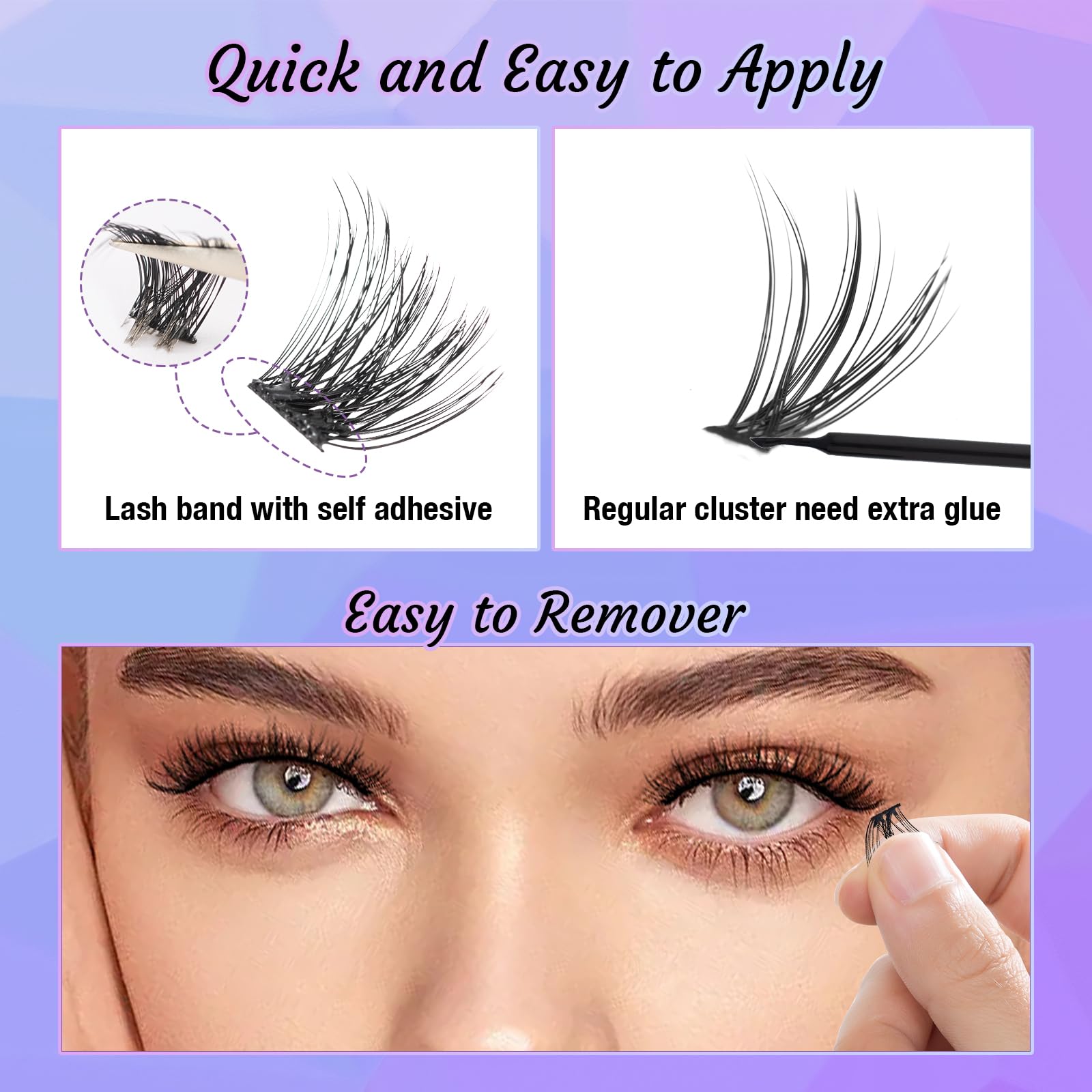 GOLLEE, empaque seguro para ojos sensibles, evitando irritación.