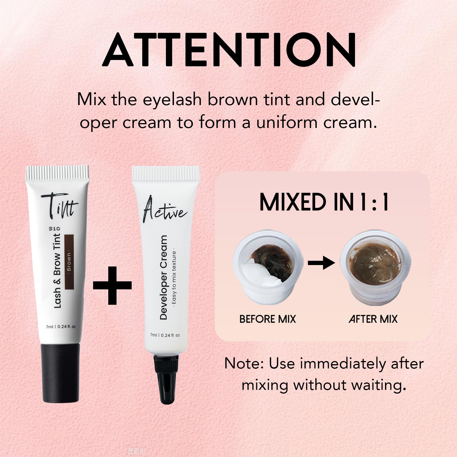 GOLLEE muestra tono natural en cejas y pestañas para un look suave.