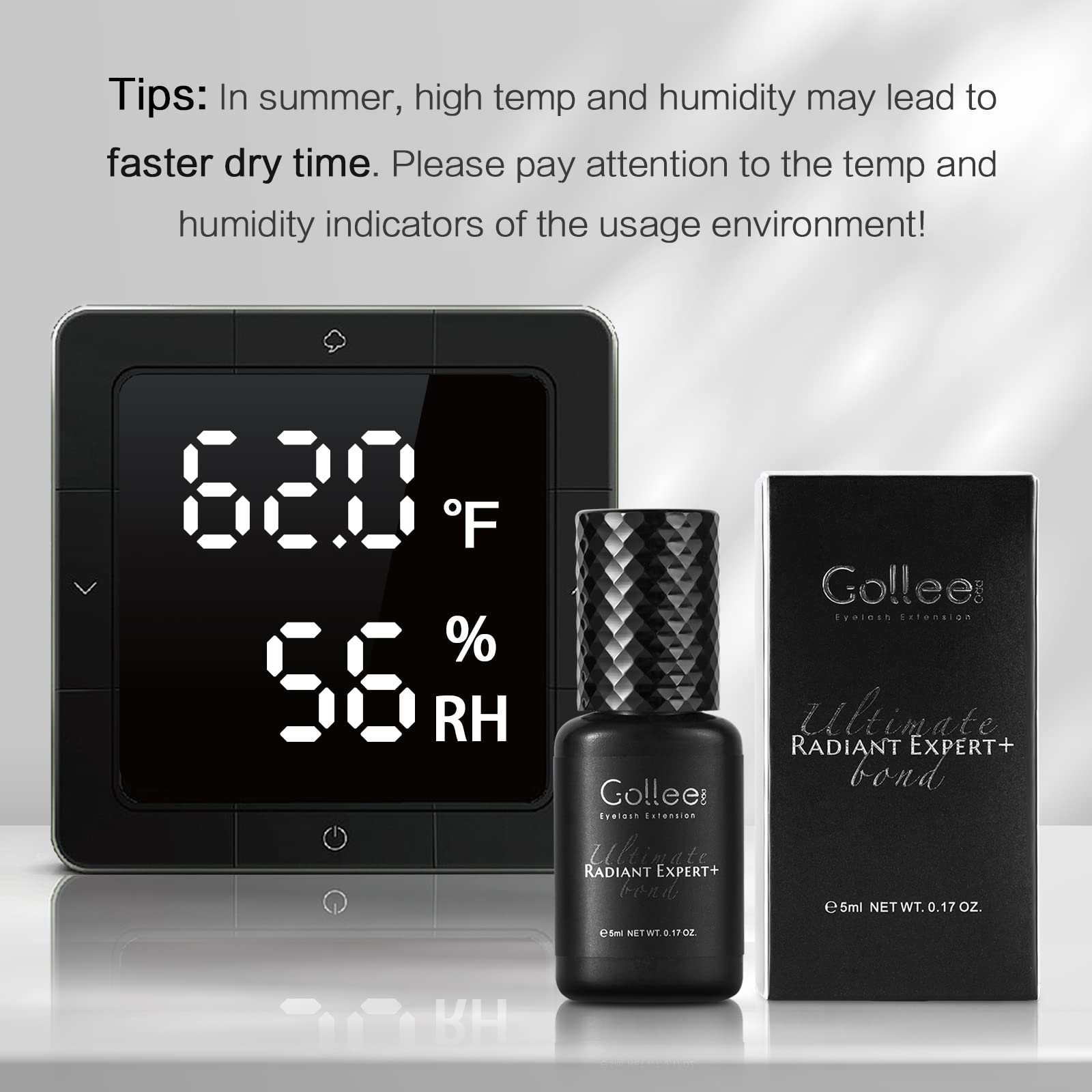 GolLEEPRO adhesivo estable en humedad alta y temperaturas moderadas.