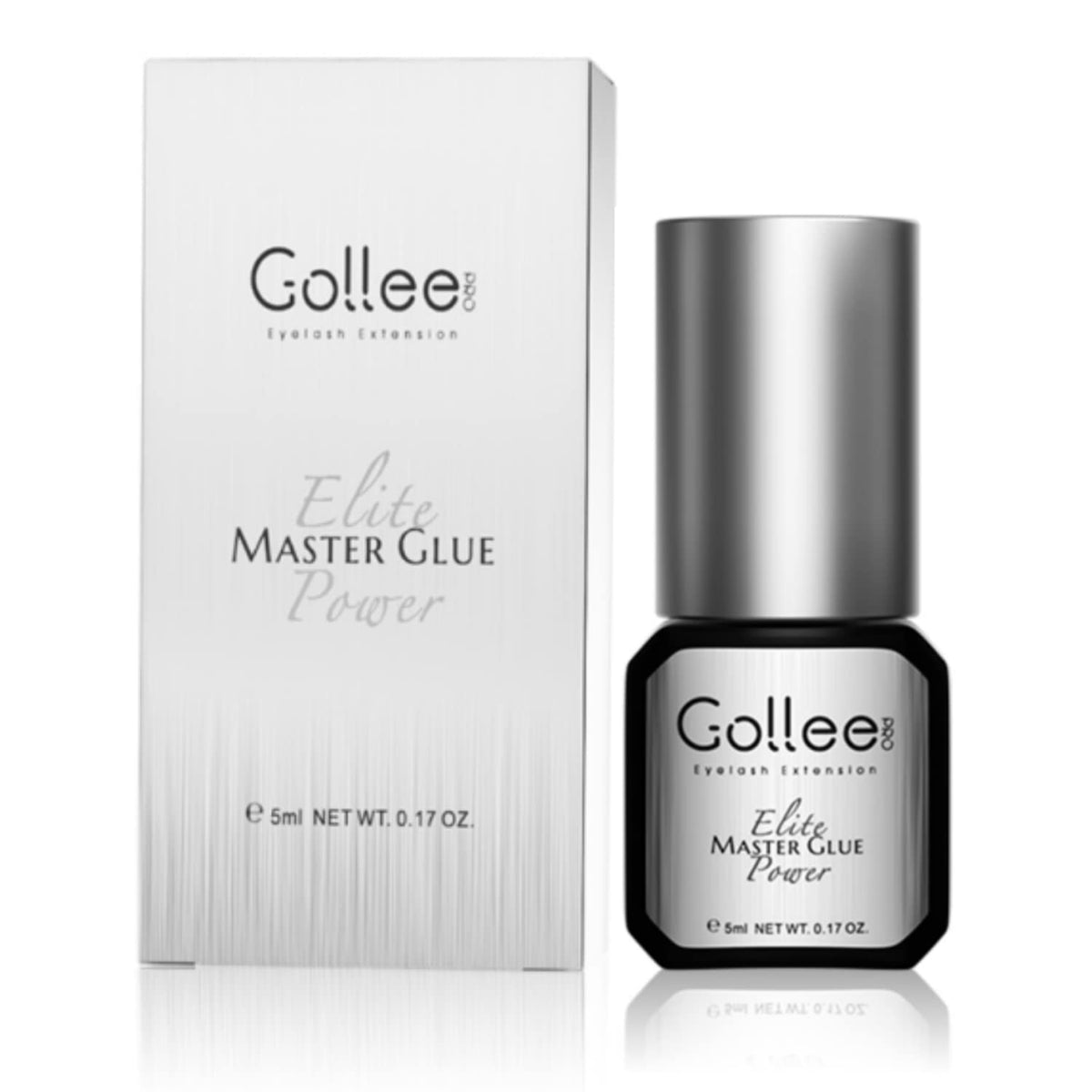 GOLLEEPRO pegamento pestañas, botella, secado ultrarrápido para sesiones rápidas.