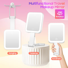 GOMIPURU Espejo con visión doble 1X/30X para maquillaje de precisión.