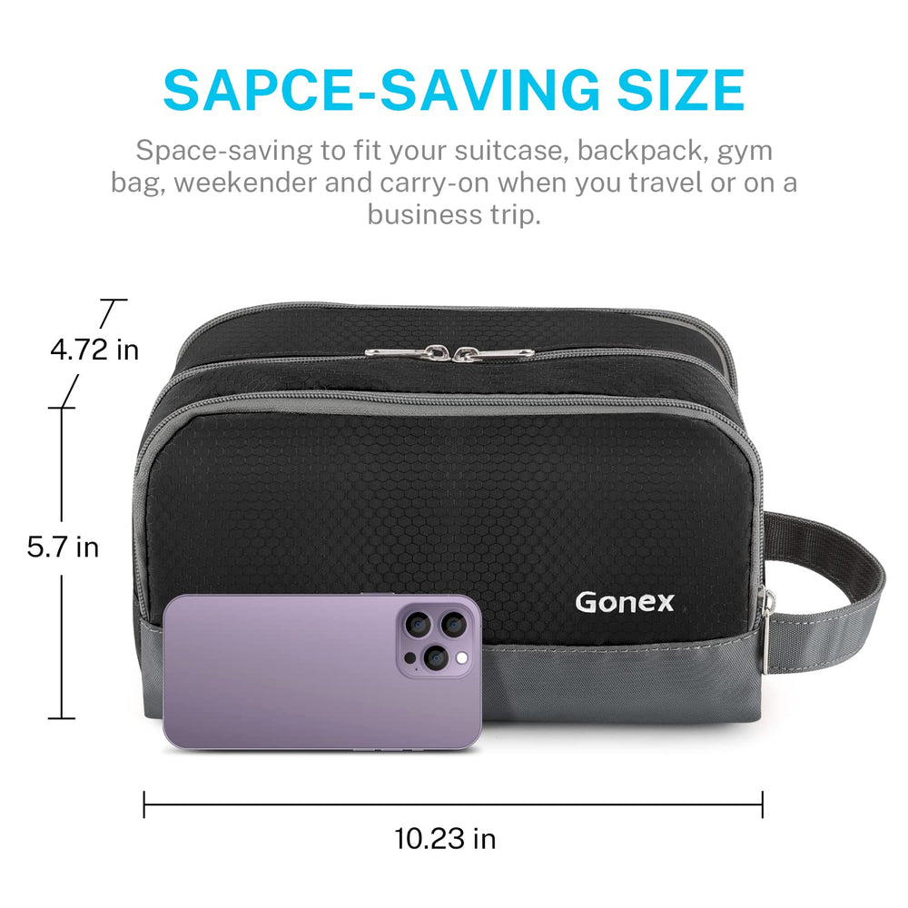 Dimensiones compactas de Gonex, 26x12x14 cm.