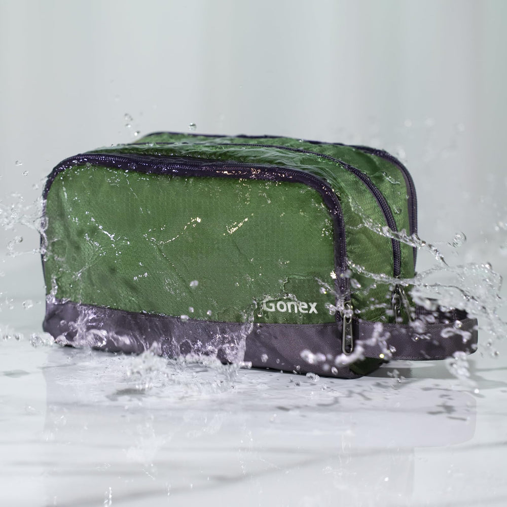 Gonex diseño ligero y compacto en nylon verde oliva para viajes.