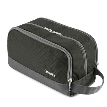 Gonex bolsa de aseo de nylon para viaje, ideal para organizar todo