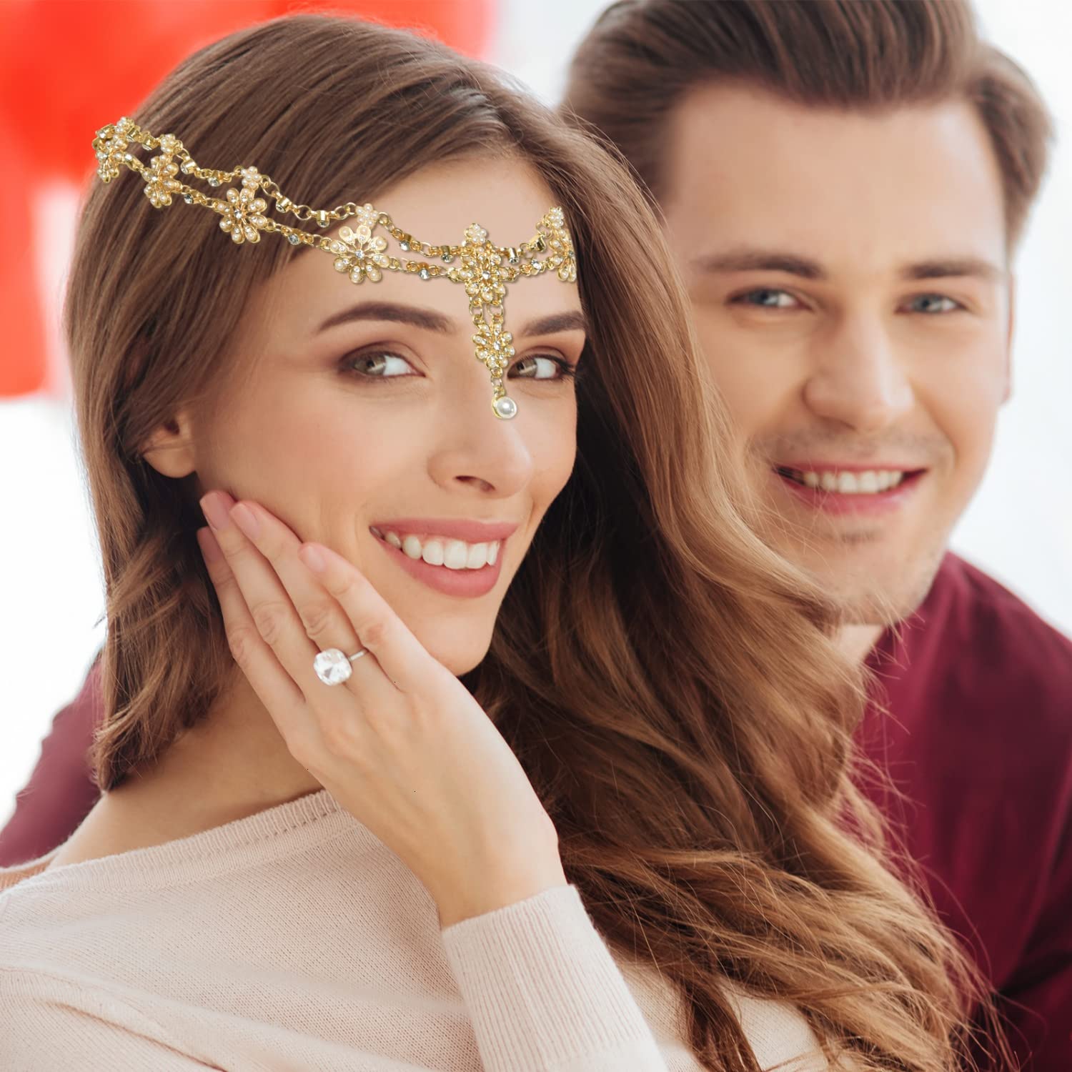Gonioa diadema ideal para bodas y sesiones fotográficas.
