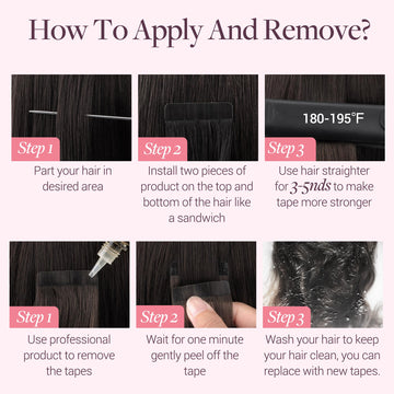 GOO GOO Aplicación fácil y retirada sin dañar el cabello.