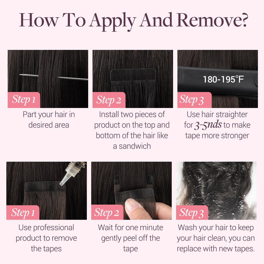 GOO GOO Aplicación fácil y retirada sin dañar el cabello.