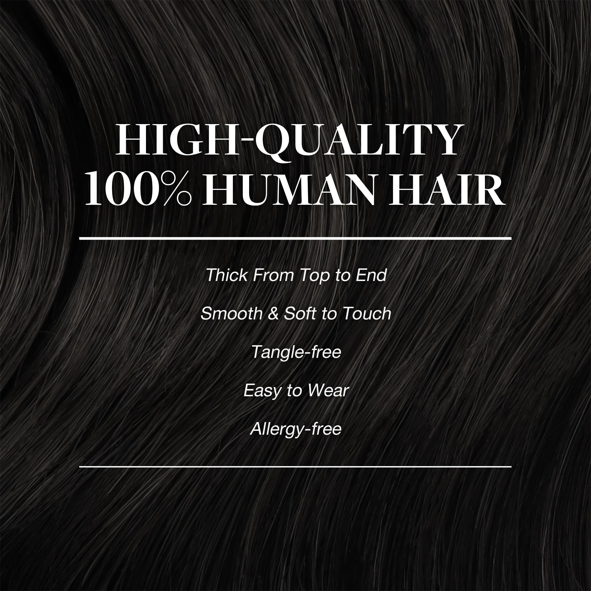 GOO GOO conjunto de clip con detalles de empaque para extensiones.