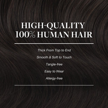 GOO GOO Extensiones con broches de alta calidad, fijación discreta.