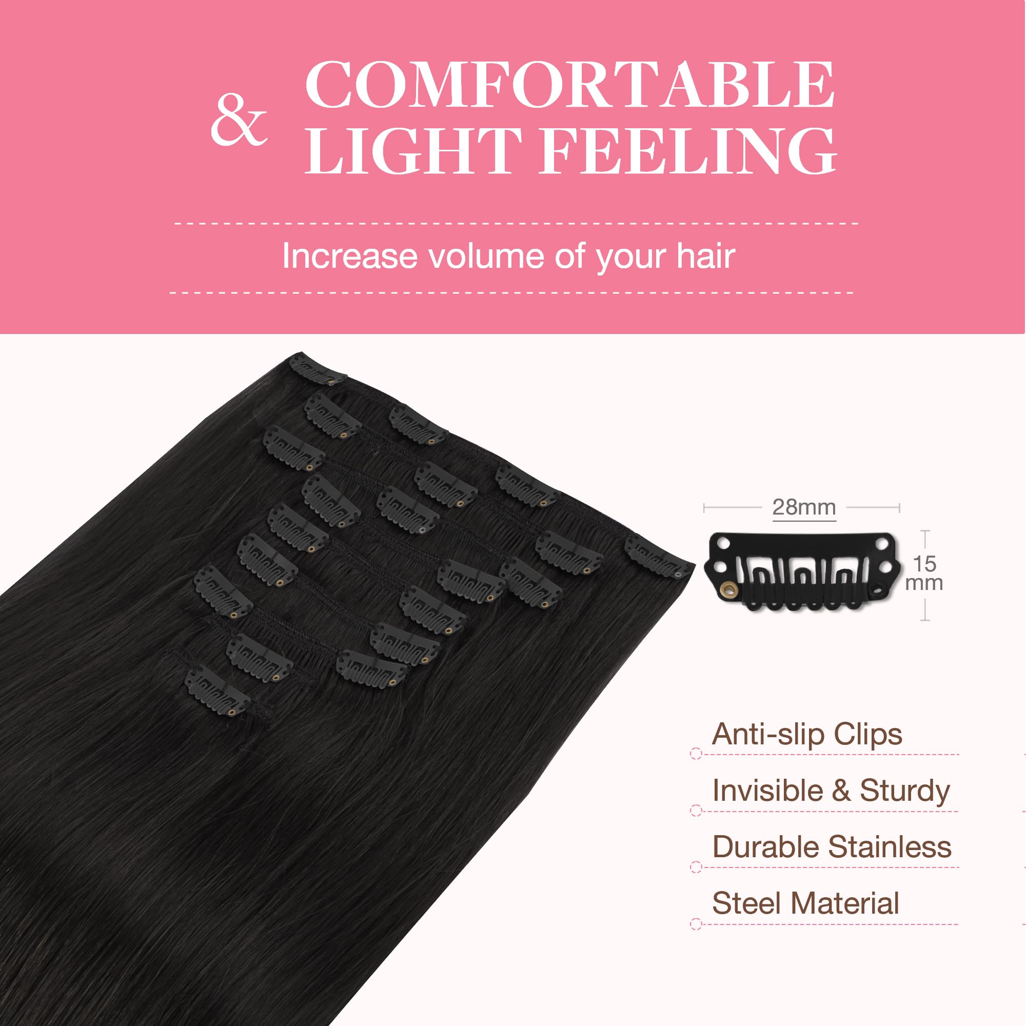 GOO GOO extensiones color natural, combinación perfecta con tonos similares.