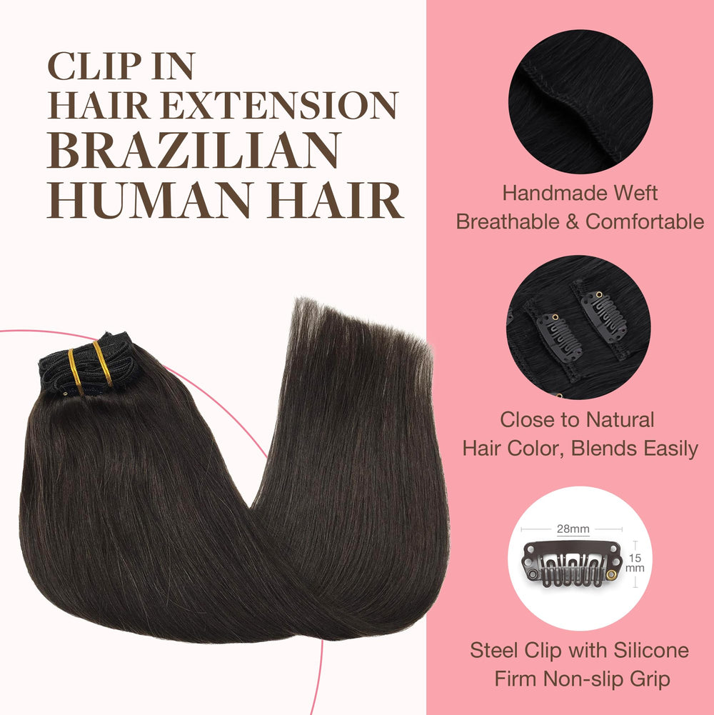 GOO GOO Extensiones con clip: aplicación rápida para cualquier ocasión.