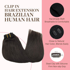GOO GOO Extensiones con clip: aplicación rápida para cualquier ocasión.