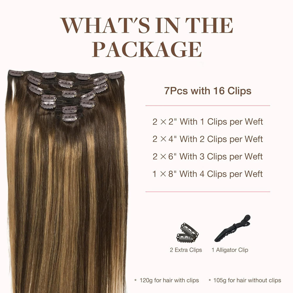 Extensiones GOO GOO con abrazaderas de silicona, ajuste cómodo y discreto.
