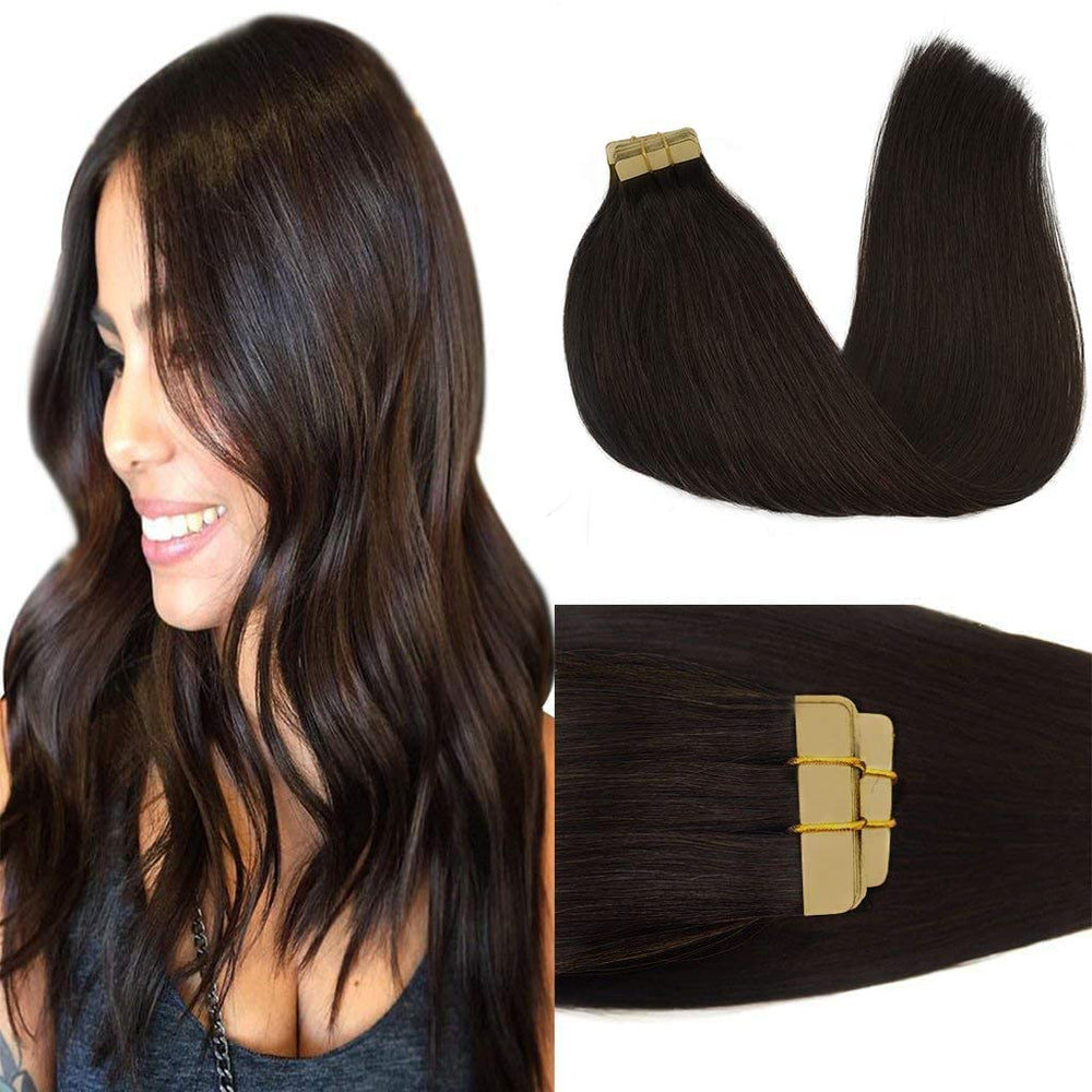 GOO GOO extensiones Remy natural para un acabado suave y realista.
