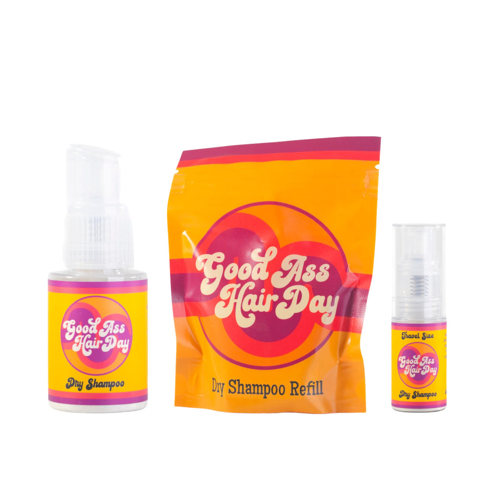 Good A- Hair Day, acabado natural sin residuo visible, perfecto para cabello claro u oscuro.