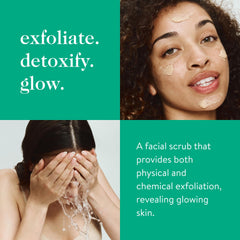 good.clean.goop exfoliante-frutal aplicación-masaje circular para activar luminosidad