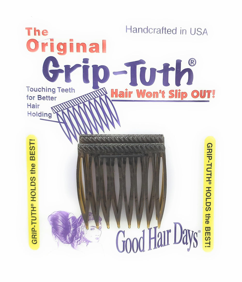 Good Hair Days Grip-Tuth: dientes que sujetan con suavidad para un peinado seguro.