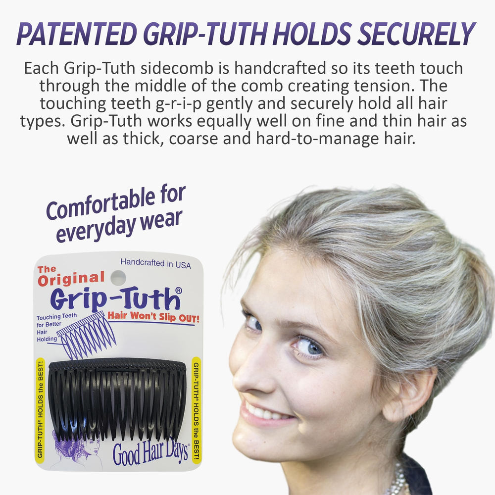 Good Hair Days Grip-Tuth: detalle de dientes para sujeción suave y precisa