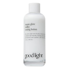 Good Light tonique lait lunaire, bouteille elegante, hydratation légère pour un teint frais.