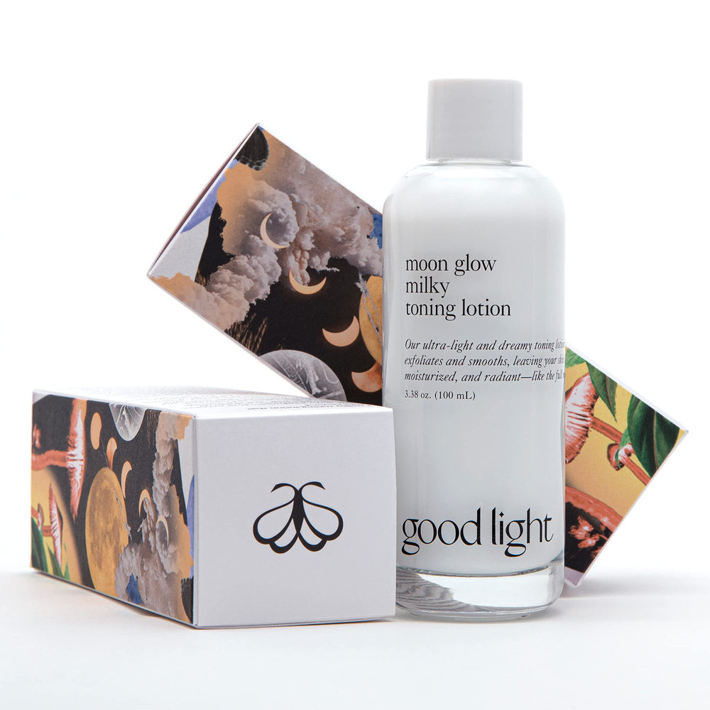Good Light tonique lait lunaire, ceramides pour verrouiller l'hydratation et protéger la peau.