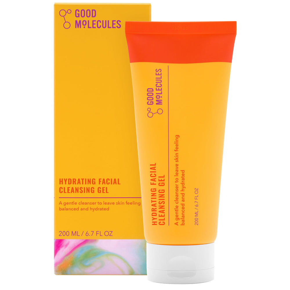 Good Molecules limpiador facial hidratante con agua de rosas para piel suave