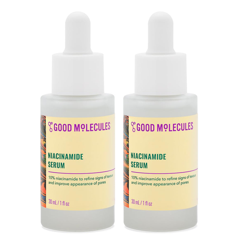 Good Molecules Niacinamide Serum Pack 2: bote gotero para aplicación precisa y suave