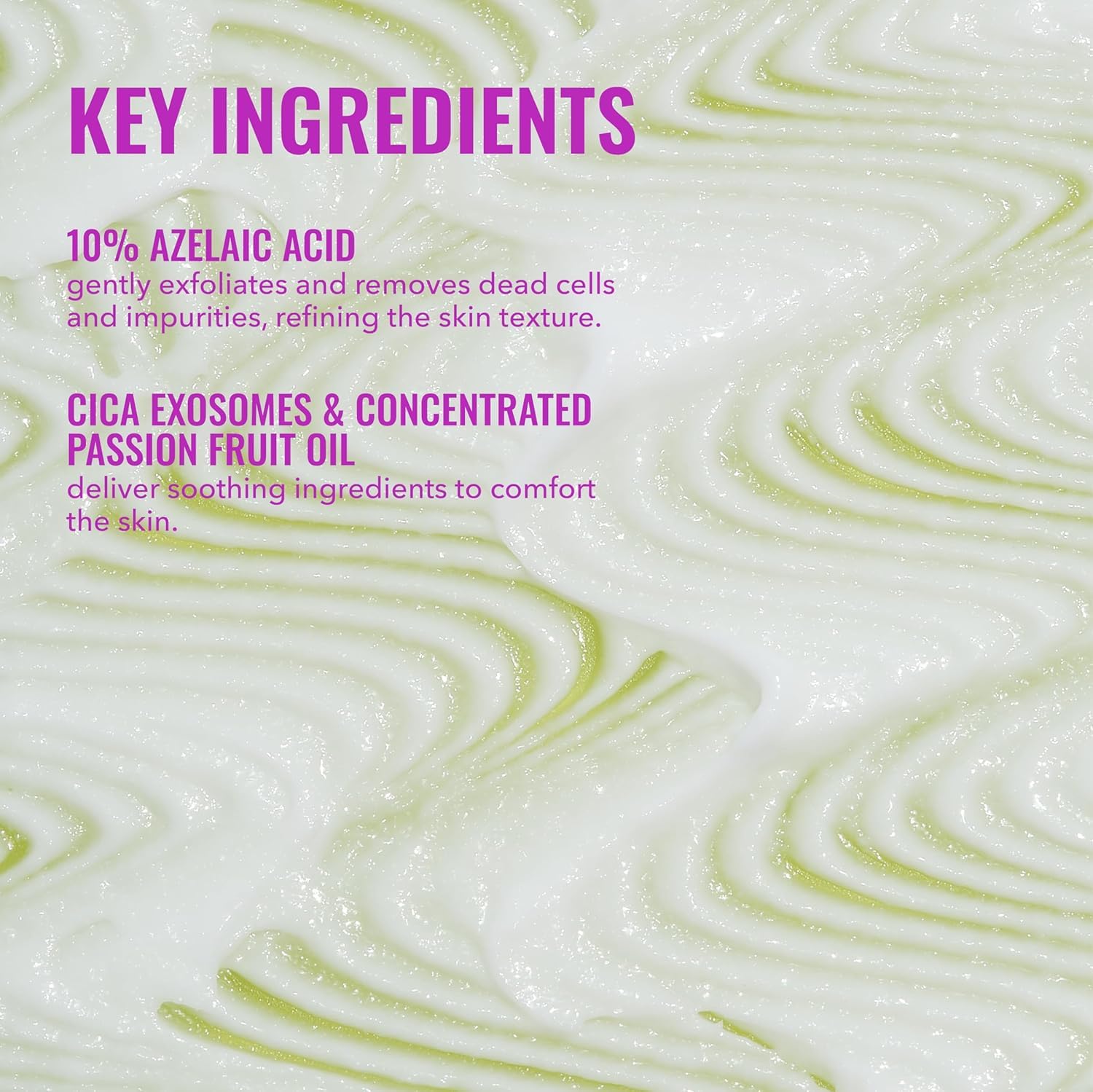 Good Molecules passion fruit oil bottle near swatches, lightweight formula for quick absorption