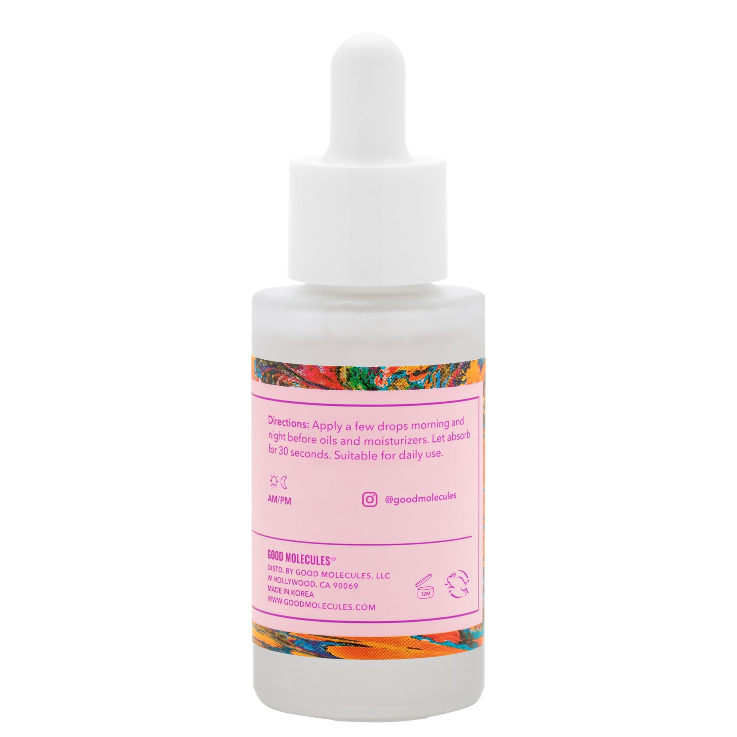 Rutina diaria con el suero Good Molecules por la mañana o noche