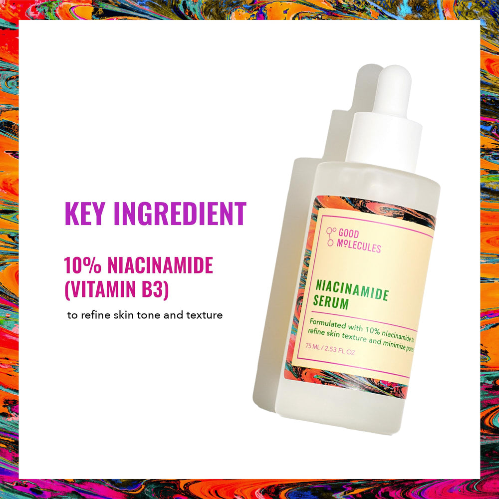 Textura clara de Niacinamida Good Molecules se absorbe con rapidez