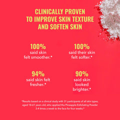 Good Molecules textura polvo suave: sensación agradable durante la exfoliación.