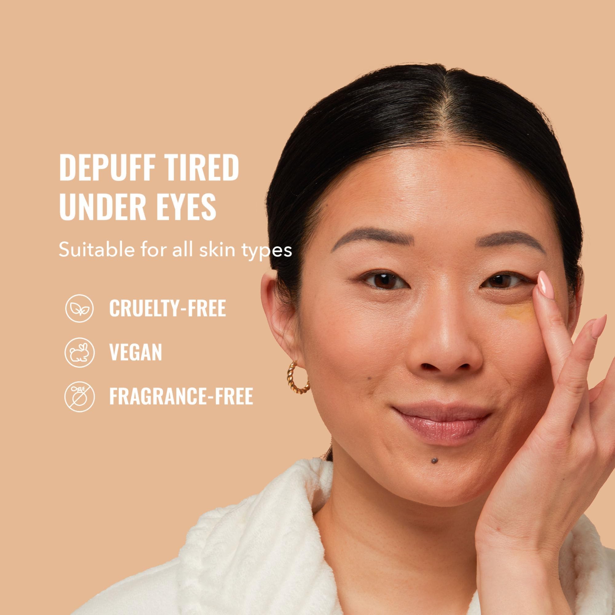 Good Molecules Yerba Mate Wake Up Eye Gel textura ligera para contorno de ojos.