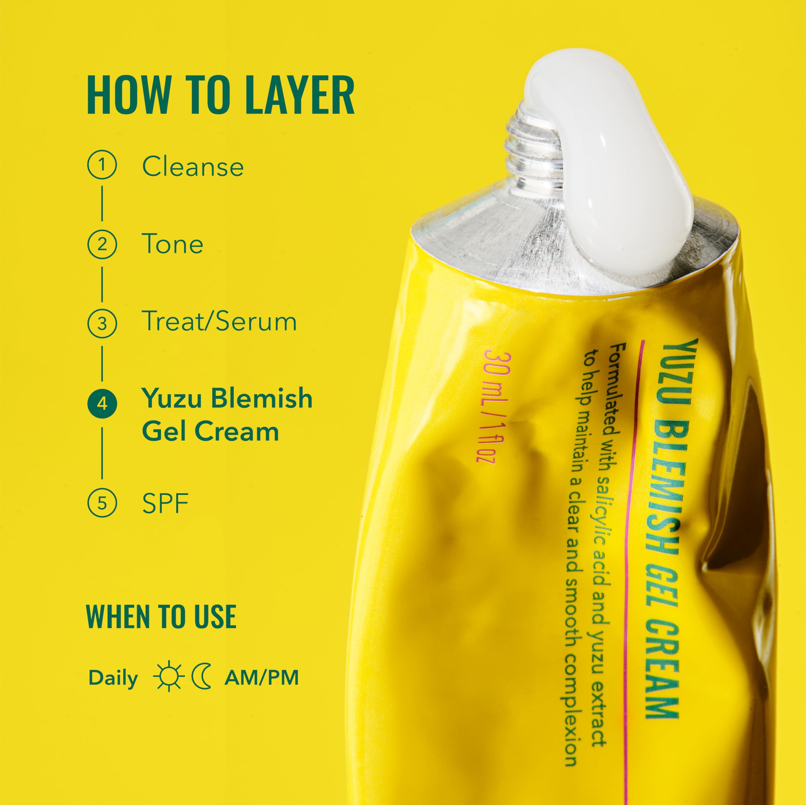 Good Molecules Yuzu Gel Crema, sin fragancia para piel sensible