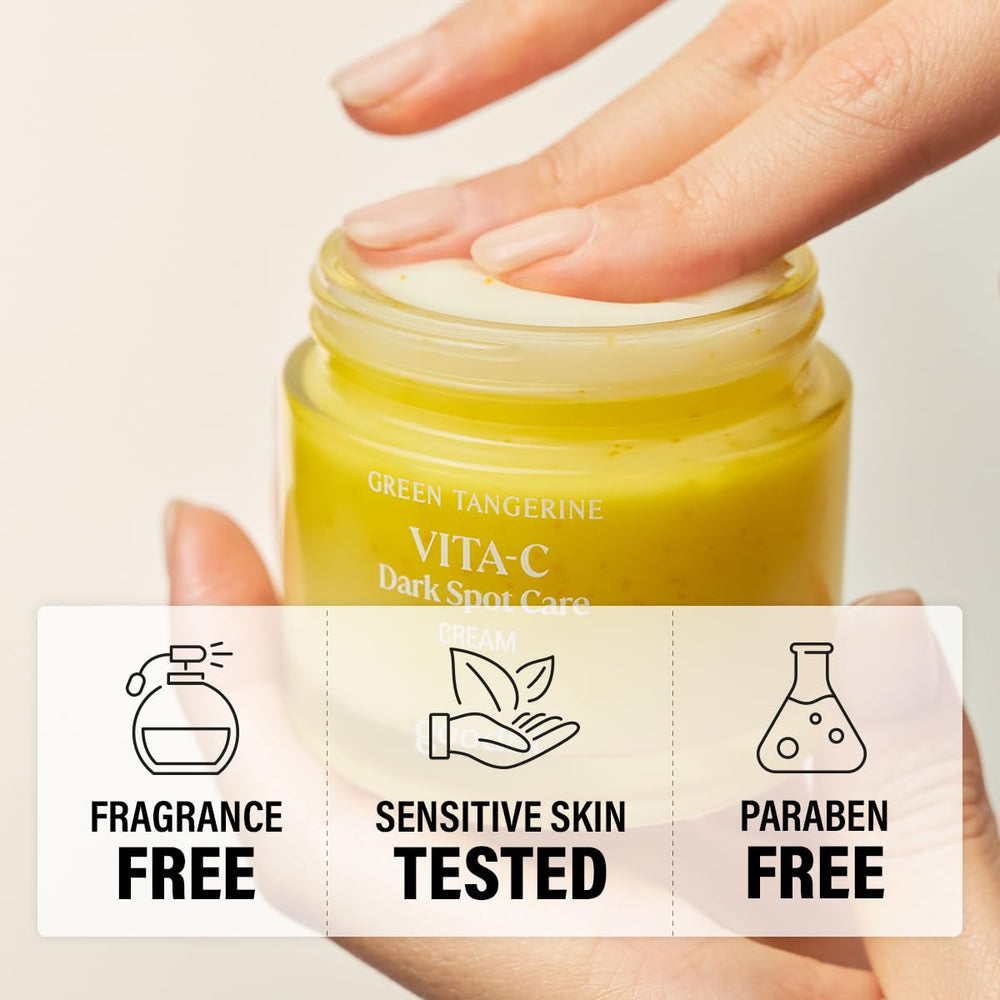GOODAL crema Vitamina C mandarina verde ideal para rutina diaria día y noche.